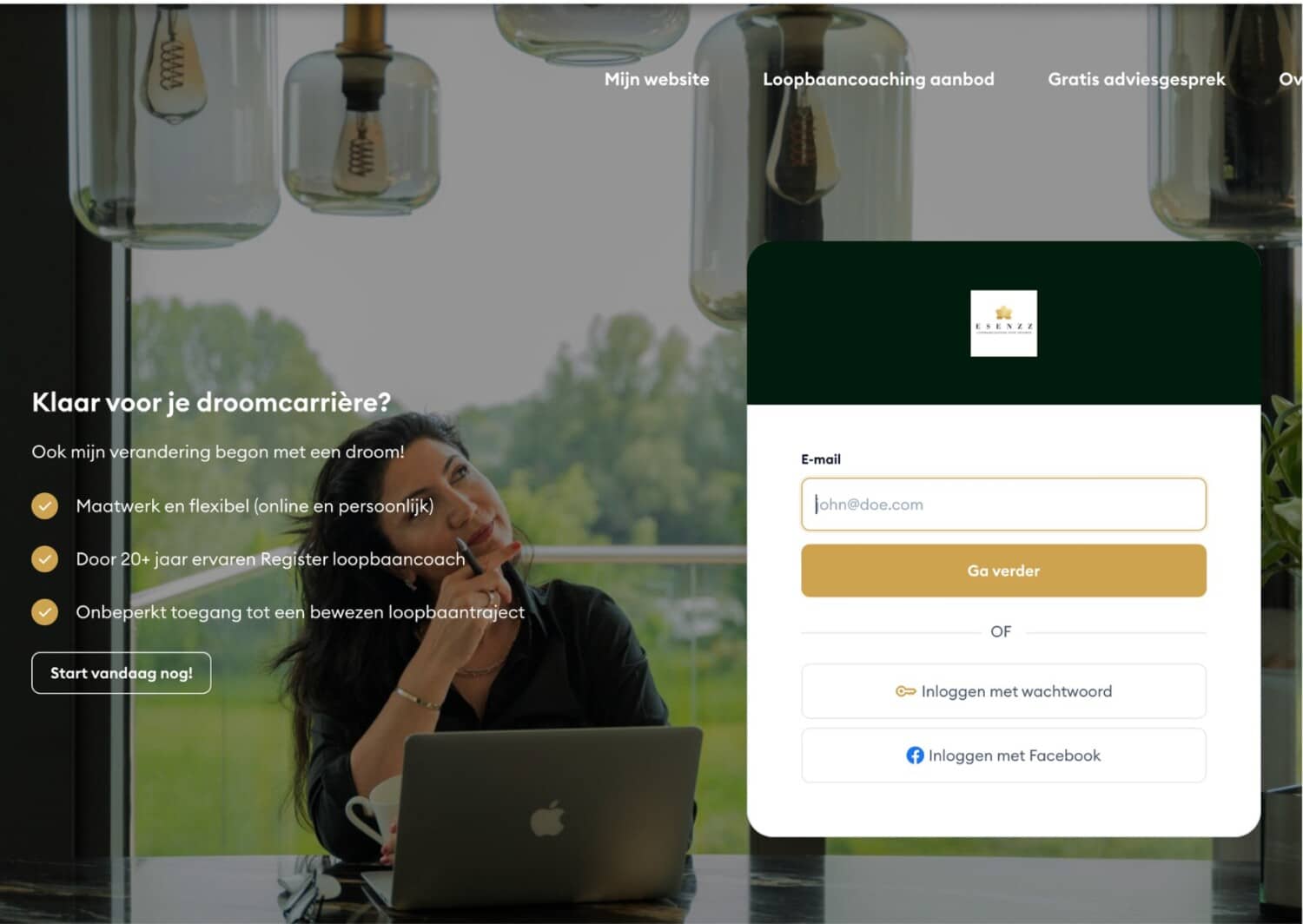 Droomcarrière Kliniek voor Vrouwen Droomcarriere kliniek voor vrouwen - Esenzz Loopbaancoaching