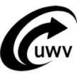 Logo UWV in het kader van samenwerking met Esenzz loopbaancoaching